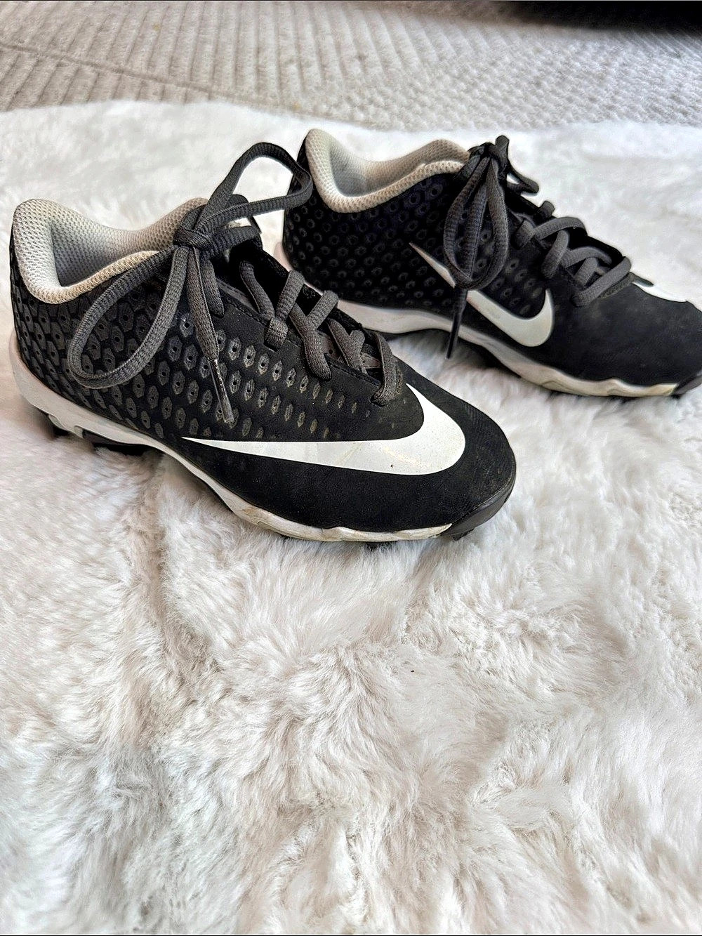 Nike Vapor Boys US 13C Black & White Sneakers